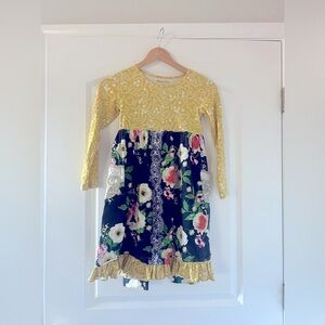 Mustard Pie Girls Dress and Leggings Set